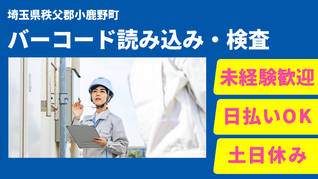 株式会社日本ケイテム 【バーコード読み込み・検査】11772の工場求人・派遣情報 | ジョバディ工場