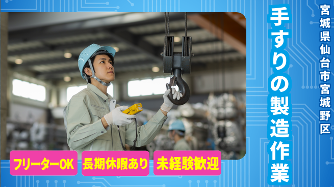 株式会社日本ケイテム 【手すりの製造作業】4712の工場求人・派遣情報 | ジョバディ工場