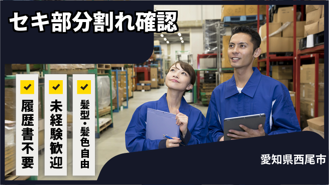 株式会社綜合キャリアオプション 気軽に応募【セキ部分割れ確認】の工場求人・派遣情報 | ジョバディ工場