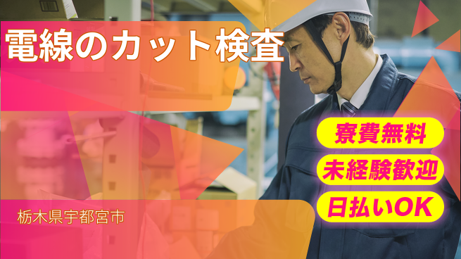 株式会社日本ケイテム 【電線のカット検査】5808の工場求人・派遣情報 | ジョバディ工場