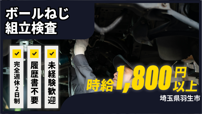 株式会社綜合キャリアオプション 【ボールねじ組立検査】の工場求人・派遣情報 | ジョバディ工場