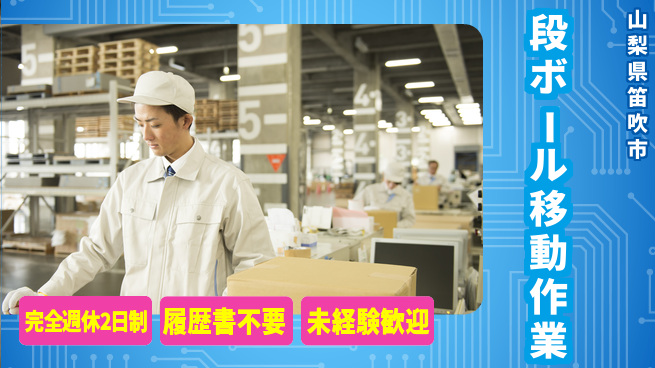 株式会社綜合キャリアオプション 【段ボール移動作業】の工場求人・派遣情報 | ジョバディ工場