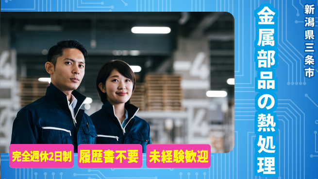 株式会社綜合キャリアオプション 業務拡大中！【金属部品の熱処理】の工場求人・派遣情報 | ジョバディ工場