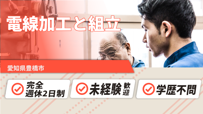 株式会社マリアキャスト 簡単作業で安心！【電線加工と組立】の工場求人・派遣情報 | ジョバディ工場