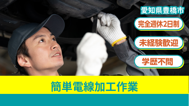 株式会社マリアキャスト ゆとりの週休【簡単電線加工作業】の工場求人・派遣情報 | ジョバディ工場
