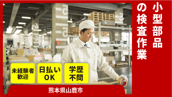 東洋ワーク株式会社 安心の昼勤務【小型部品の検査作業】の工場求人・派遣情報 | ジョバディ工場