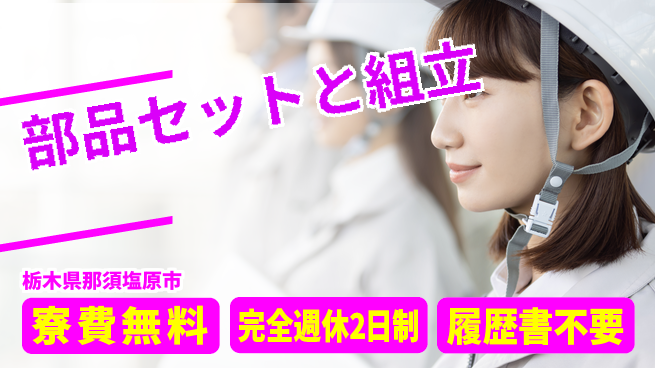 株式会社綜合キャリアオプション 精密作業歓迎【部品セットと組立】の工場求人・派遣情報 | ジョバディ工場