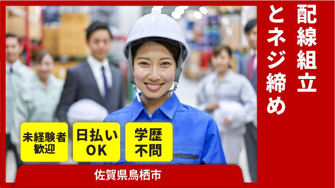 パーソルファクトリーパートナーズ株式会社 安心の即スタート【配線組立とネジ締め】の工場求人・派遣情報 | ジョバディ工場