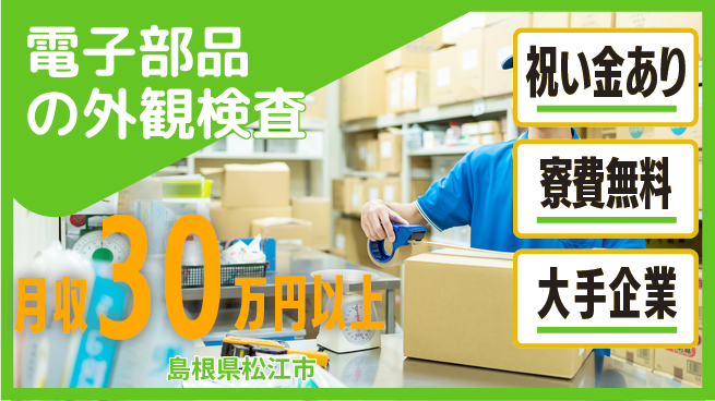 パーソルファクトリーパートナーズ株式会社 【電子部品の外観検査】の工場求人・派遣情報 | ジョバディ工場