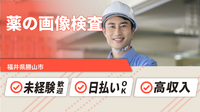 パーソルファクトリーパートナーズ株式会社 高時給で安心【薬の画像検査】の工場求人・派遣情報 | ジョバディ工場