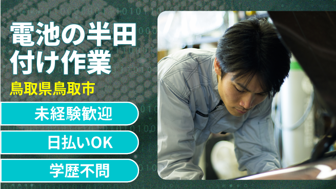 株式会社ワールドインテック 【電池の半田付け作業】の工場求人・派遣情報 | ジョバディ工場
