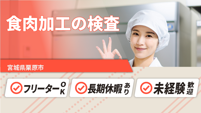 パーソルファクトリーパートナーズ株式会社 安心スタート【食肉加工の検査】の工場求人・派遣情報 | ジョバディ工場