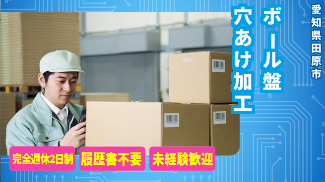 株式会社綜合キャリアオプション ボール盤穴あけ加工の工場求人・派遣情報 | ジョバディ工場