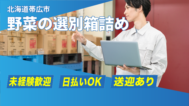 東洋ワーク株式会社 【野菜の選別箱詰め】の工場求人・派遣情報 | ジョバディ工場