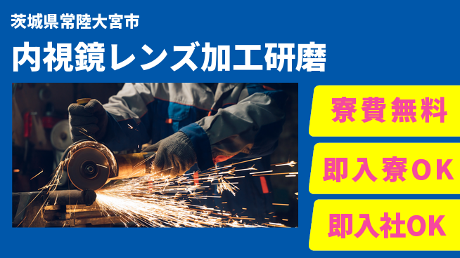 東洋ワーク株式会社 【内視鏡レンズ加工研磨】の工場求人・派遣情報 | ジョバディ工場