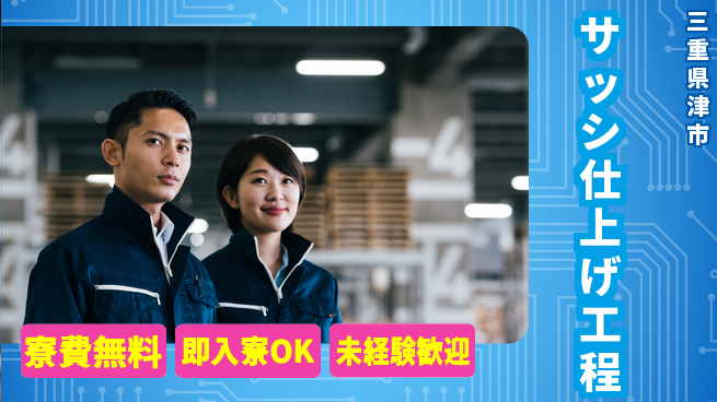 株式会社ワールドインテック 手に職つける【サッシ仕上げ工程】の工場求人・派遣情報 | ジョバディ工場