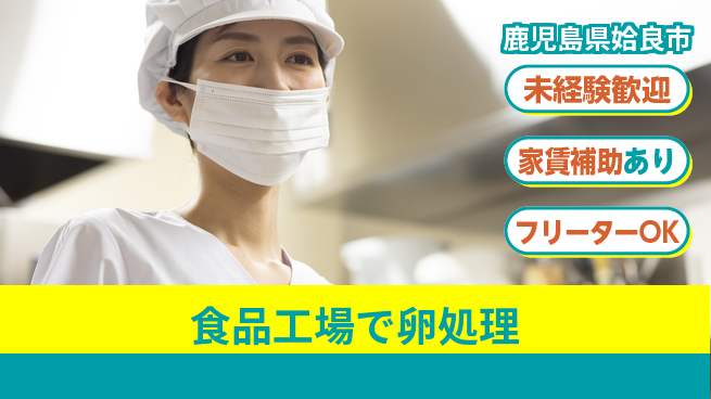 株式会社ウィルオブ・ワーク 【食品工場で卵処理】の工場求人・派遣情報 | ジョバディ工場