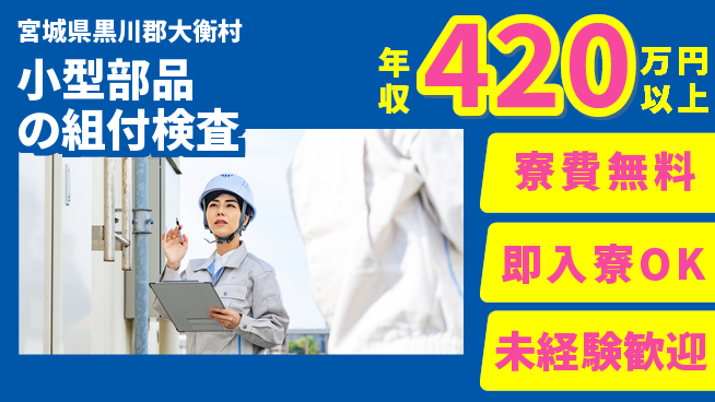 東洋ワーク株式会社 【小型部品の組付検査】の工場求人・派遣情報 | ジョバディ工場