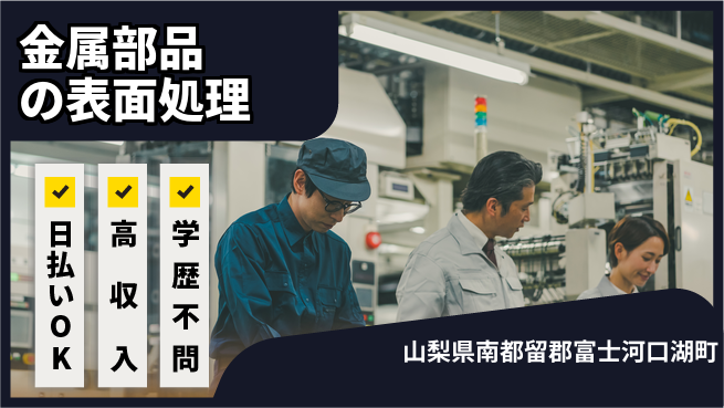 株式会社BREXA Next 【金属部品の表面処理】の工場求人・派遣情報 | ジョバディ工場