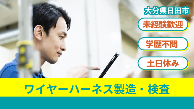 日研トータルソーシング株式会社　製造事業部 週払いOK【ワイヤーハーネス製造・検査】の工場求人・派遣情報 | ジョバディ工場