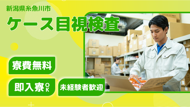 株式会社ワールドインテック 住まい安心サポート【ケース目視検査】の工場求人・派遣情報 | ジョバディ工場
