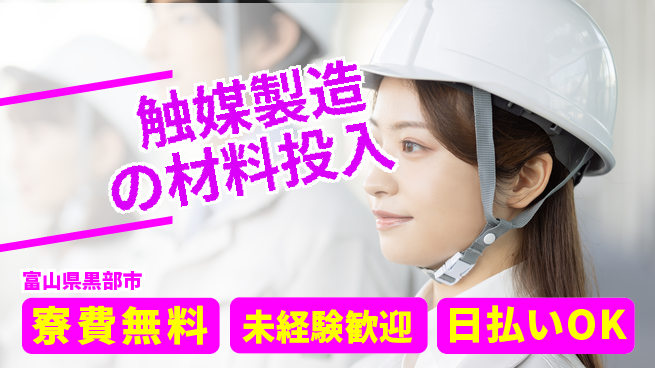 株式会社ワールドインテック 【触媒製造の材料投入】の工場求人・派遣情報 | ジョバディ工場