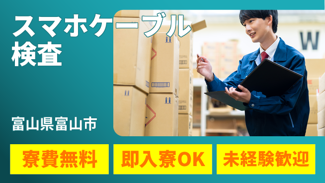 日研トータルソーシング株式会社　製造事業部 【スマホケーブル検査】の工場求人・派遣情報 | ジョバディ工場