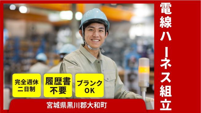 株式会社綜合キャリアオプション 【電線ハーネス組立】の工場求人・派遣情報 | ジョバディ工場