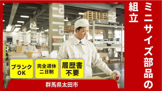 株式会社綜合キャリアオプション ミニサイズ部品の組立の工場求人・派遣情報 | ジョバディ工場