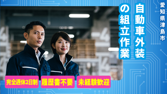 株式会社綜合キャリアオプション 自動車外装の組立作業の工場求人・派遣情報 | ジョバディ工場