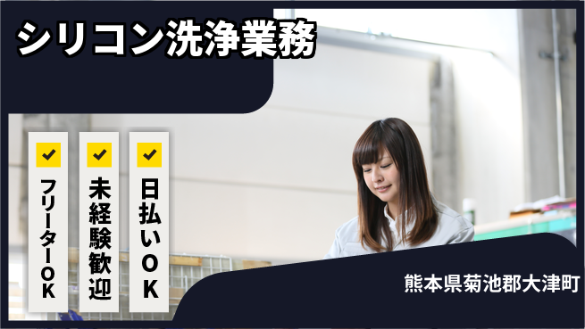 エヌエス・テック株式会社 熊本で新キャリア【ウエハー再生加工】の工場求人・派遣情報 | ジョバディ工場