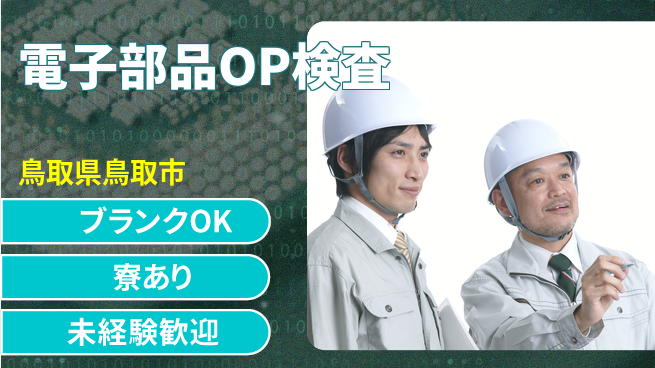 日研トータルソーシング株式会社　製造事業部 【電子OP・検査】の工場求人・派遣情報 | ジョバディ工場
