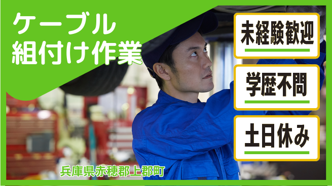 ＵＴエージェント株式会社 【ケーブル組付け作業】の工場求人・派遣情報 | ジョバディ工場