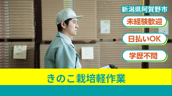 東洋ワーク株式会社 【きのこ栽培の軽作業】の工場求人・派遣情報 | ジョバディ工場