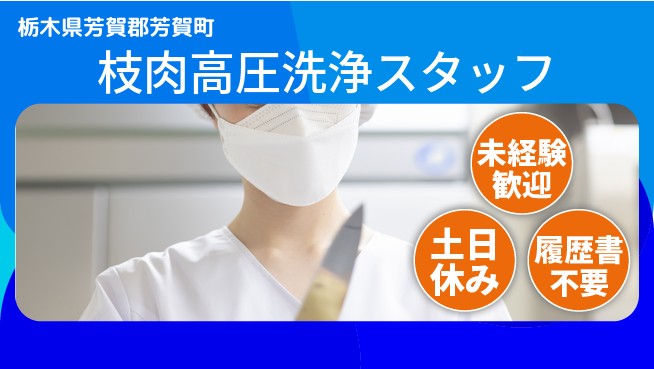 株式会社ニチユウ 安心の昼勤務【枝肉高圧洗浄スタッフ】の工場求人・派遣情報 | ジョバディ工場
