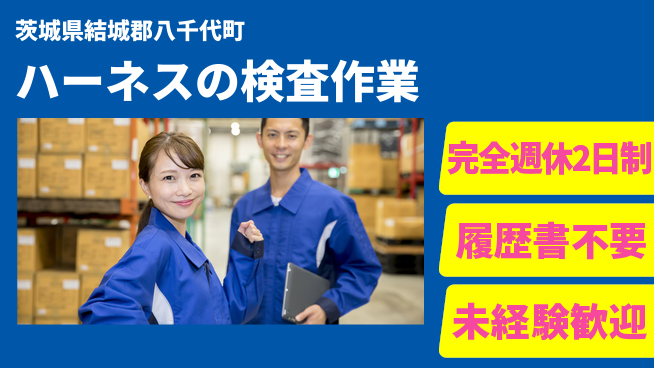 株式会社綜合キャリアオプション ハーネスの検査作業の工場求人・派遣情報 | ジョバディ工場