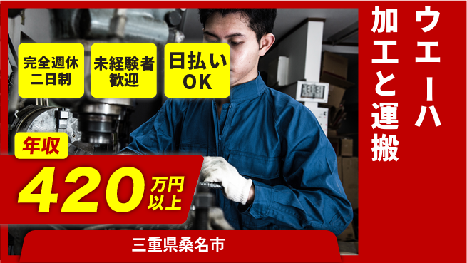 日本マニュファクチャリングサービス株式会社 【ウエーハ加工と運搬】簡単作業の工場求人・派遣情報 | ジョバディ工場